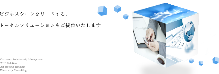ビジネスをリードするトータルソリューションを提供いたします